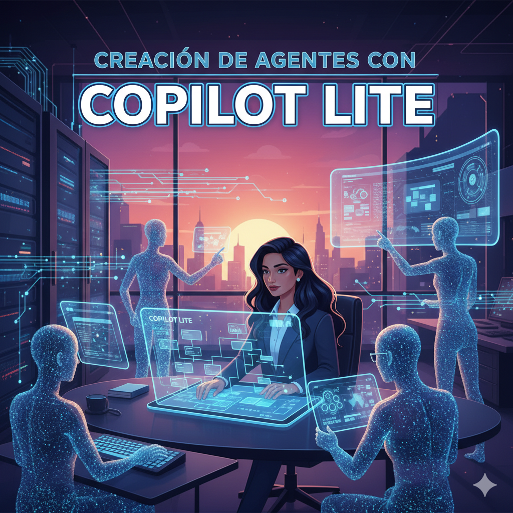 Creación de agentes con copilot lite
